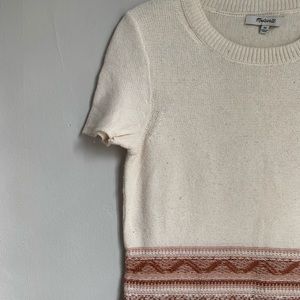 madewell medina fringed sweater